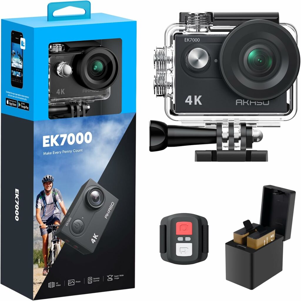 Akaso EK7000 4K Action Camera - Underwater Photography Camera