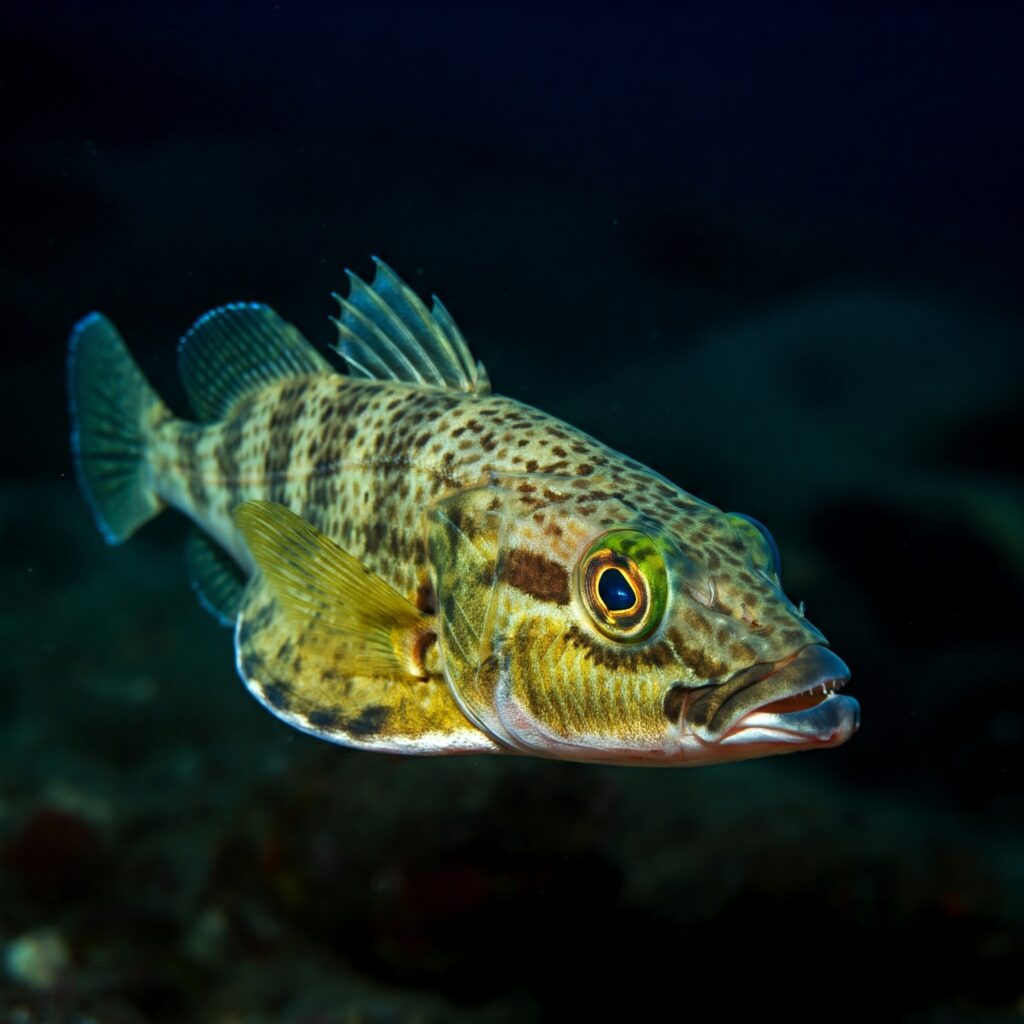 Deep sea barreleye fish AI